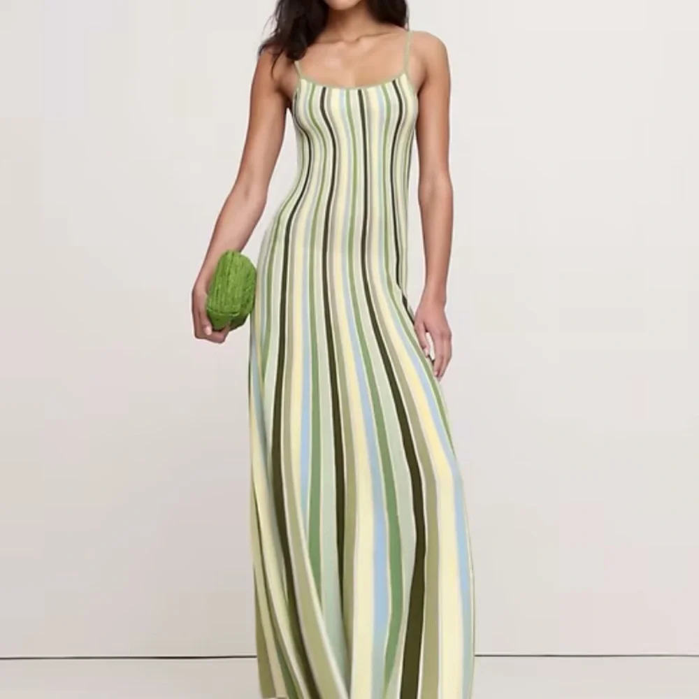 slim fit dress slacks Flora Linen Maxi Dress